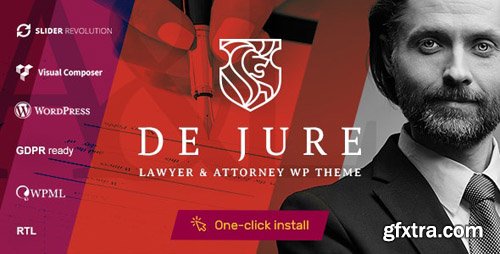 ThemeForest - De Jure v1.0.7 - Attorney and Lawyer WP Theme - 22453074