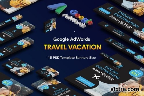 Travel Vacation Banners Ad