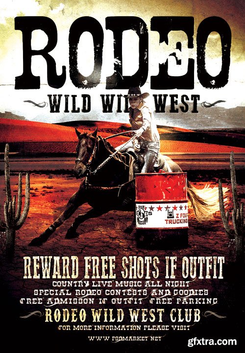 Rodeo - Premium flyer psd template