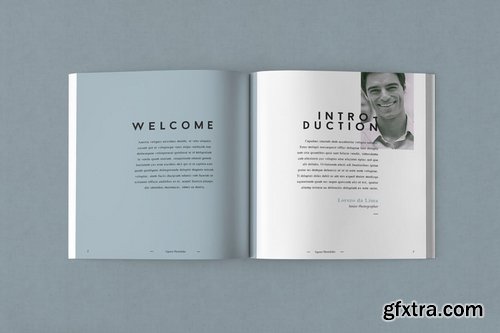 Square Photofolio Template