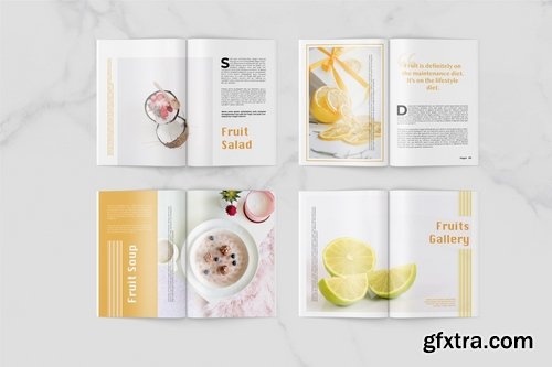 Fruits - Food Magazine Template