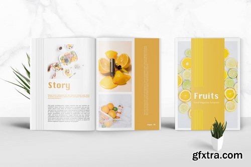 Fruits - Food Magazine Template