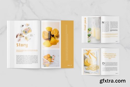 Fruits - Food Magazine Template