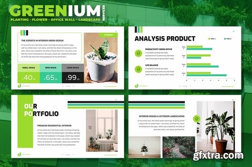 Greenium - Planting Services Google Slide