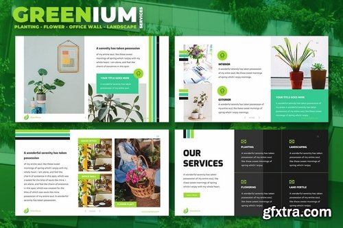 Greenium - Planting Services Google Slide