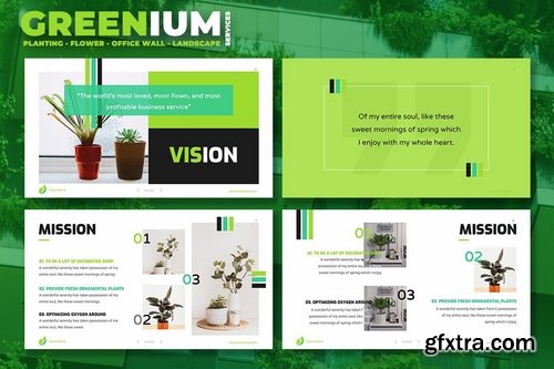 Greenium - Planting Services Google Slide