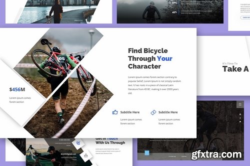 Cyclope - Bicycle Google Slides Template