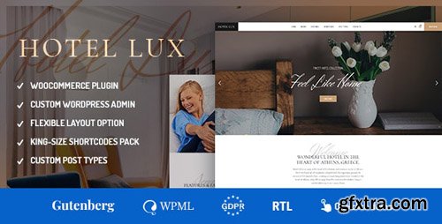 ThemeForest - Hotel Lux v1.1.2 - Resort & Hotel WordPress Theme - 20128234