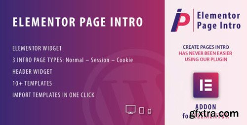 CodeCanyon - Page Intro for Elementor WordPress Plugin v1.0 - 24037891