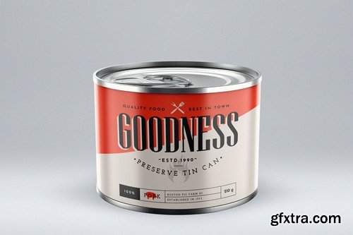 Preserve Tin Can Mock-Up