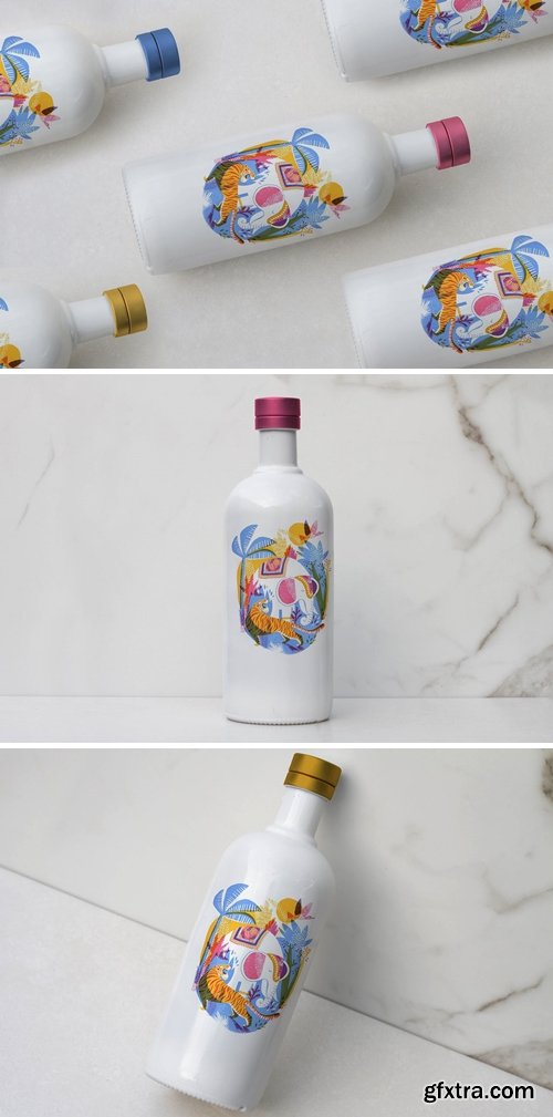 Porcelain Bottle Mock Up