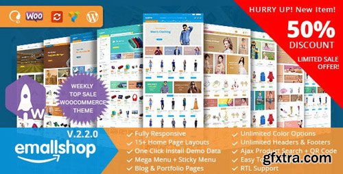 ThemeForest - EmallShop v2.2.0 - Responsive Multipurpose WooCommerce Theme - 18513022 - NULLED