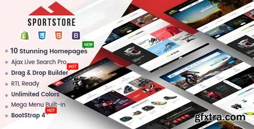 ThemeForest - SportStore v1.0.0 - Multipurpose Drag & Drop Sectioned Shopify Theme (Update: 1 April 19) - 23355485