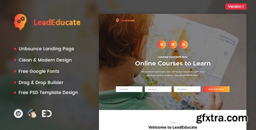 ThemeForest - LeadEducate v1.0 - Education Unbounce Landing Page Template - 22514411