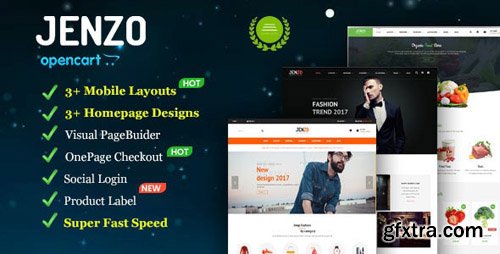 ThemeForest - Jenzo v1.0.0 - Drag & Drop Multipurpose OpenCart Theme with Mobile-Specific Layouts (Update: 28 June 17) - 20083235