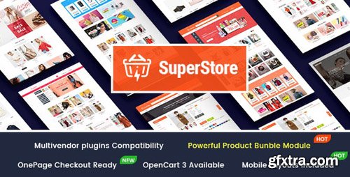 ThemeForest - SuperStore v1.0.0 - Responsive Multipurpose OpenCart 3 Theme with 3 Mobile Layouts Included - 23922159