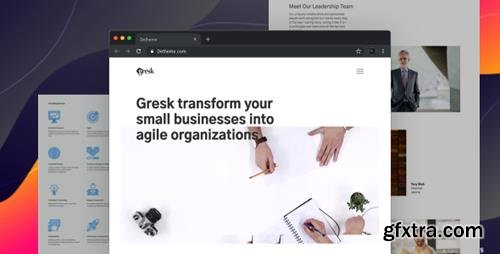 ThemeForest - Gresk v1.0 - Premium HTML templates for Business and Management Consulting Company - 24082627