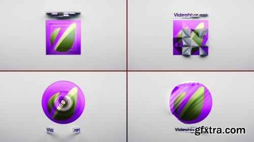 VideoHive Classic Logo Reveal 4x1 Pack 6360666