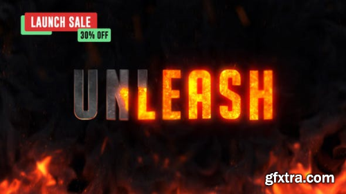 VideoHive Hell Fire Titles 24141496