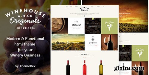 ThemeForest - Wine House v1.1 - Winery & Restaurant Site Template - 19196222