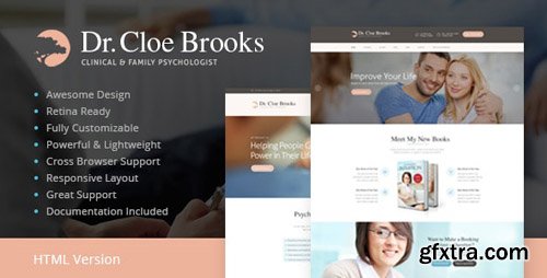 ThemeForest - Dr. Cloe Brooks v1.1 - Psychology, Counseling and Medical Site Template - 19235247