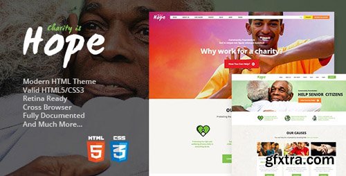 ThemeForest - Hope v1.2 - Non-Profit, Charity & Donations Site Template - 19334865