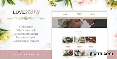 ThemeForest - Love Story v1.0 - Wedding and Event Planner Site Template - 19766609