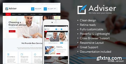 ThemeForest - Adviser v1.0 - Finance & Accounting HTML Theme - 13851017