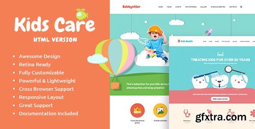 ThemeForest - KidsCare v1.0 - Multi-Purpose Children Site Template - 14428209