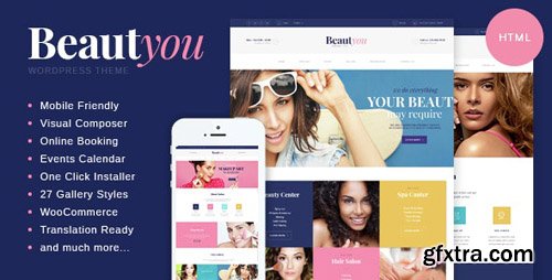 ThemeForest - BeautYou v1.0 - Beauty, Hair & Spa Salon HTML Template - 14515266