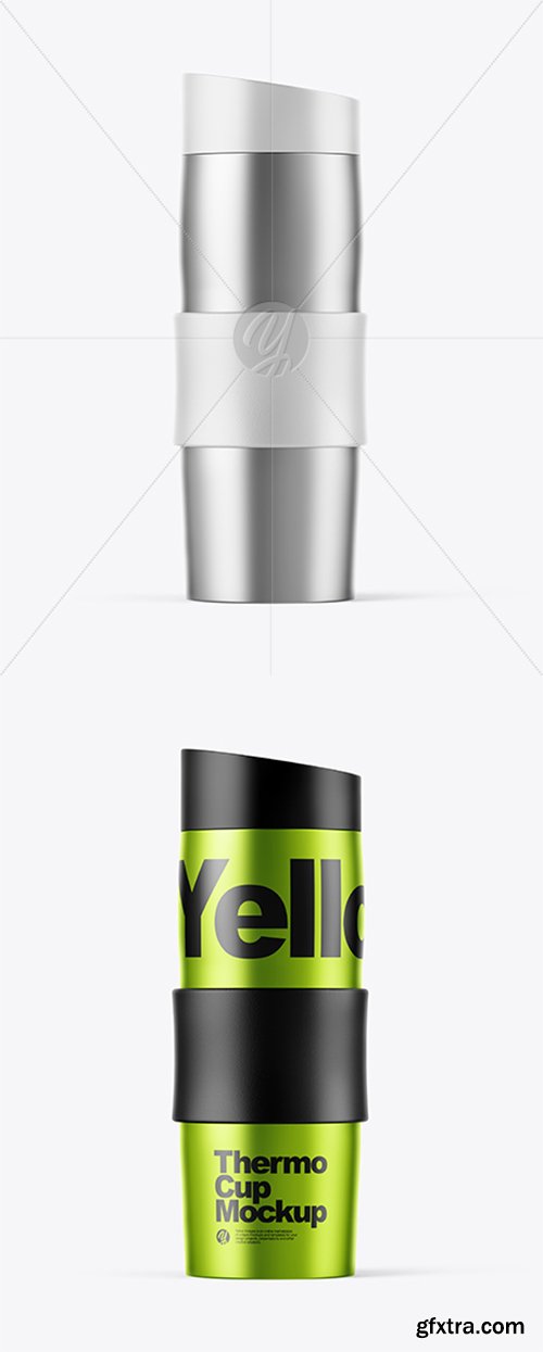 Metallic Thermo Cup Mockup 38027