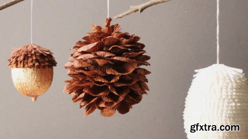 CreativeLive - Woodland Egg Holiday Ornaments