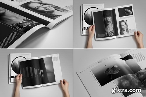 Black-White Portfolio Template