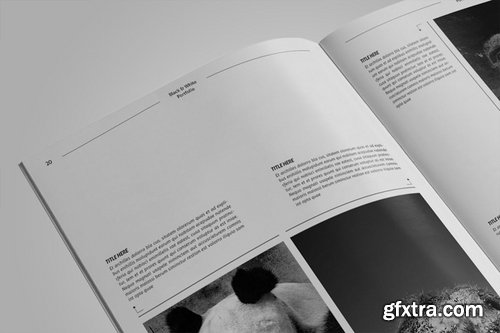 Black-White Portfolio Template