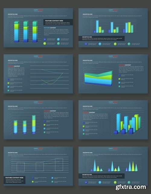 Graph & Charts Powerpoint and Keynote Templates