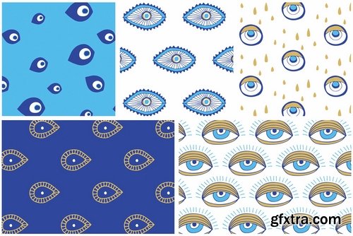 Evil Eye Illustrations + Patterns