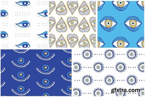 Evil Eye Illustrations + Patterns