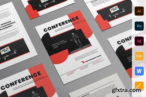 Conference Poster Flyer Business Card Brochure Bifold Trifold