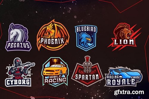 E Sports Logo Bundle