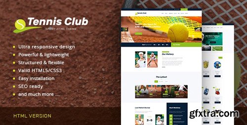 ThemeForest - Tennis Club v1.0 - Sports & Events Site Template - 17368770