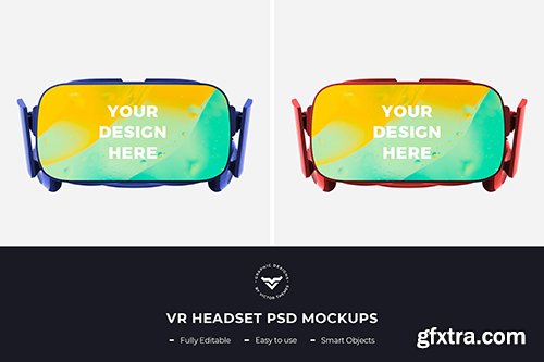 VR Headset PSD Mockup