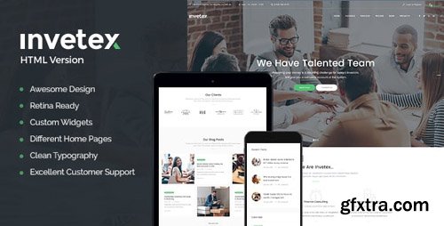 ThemeForest - Invetex v1.0 - Business Consulting & Investments Site Template - 18318575