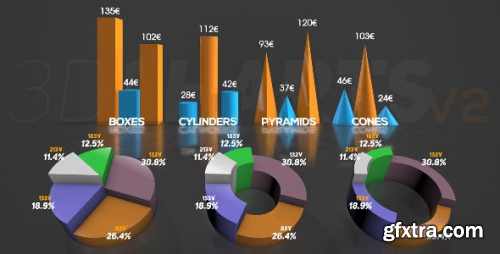 VideoHive 3D Charts v.2 16228555