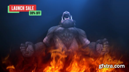 VideoHive Primal Gorilla Reveal 24164223