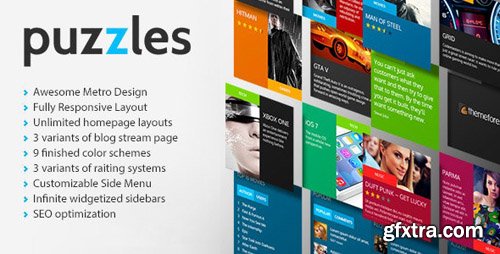 ThemeForest - Puzzles v1.0 - Magazine/Review HTML Theme - 8074069