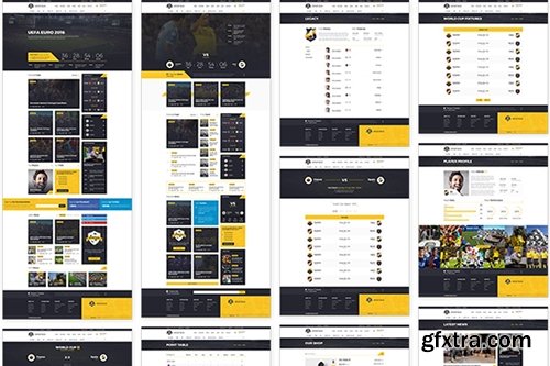 Sportsox | Sport Team Clubs PSD Template