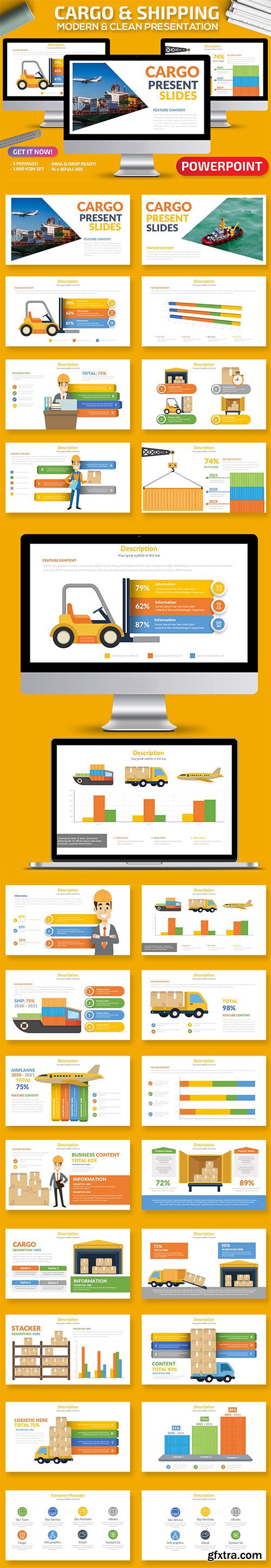 Cargo & Shipping Powerpoint and Keynote Presentation