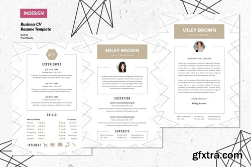 Manager Creative Resume Design Vol. 13