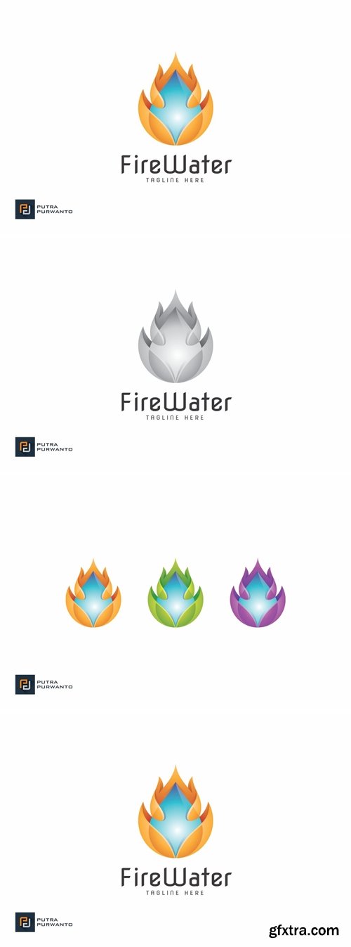 Fire Water - Logo Template