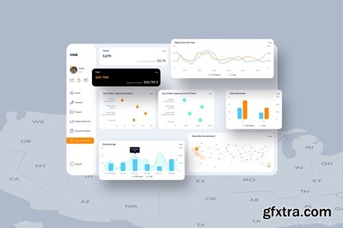 Healthcare Insurance and Cost Dashboard UI V2